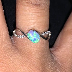Infinity ♾ opal ring